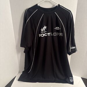 LCKR Foot Locker 50th Anniversary Jersey T Shirt Mens 2XL Black All City
